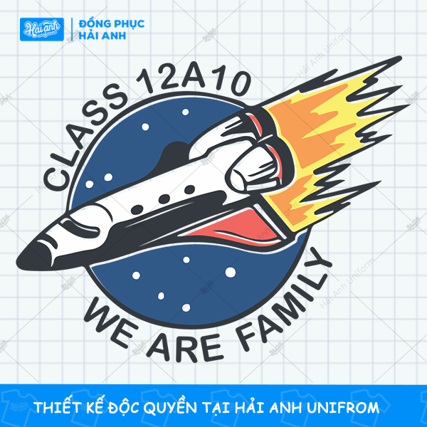 Mẫu Hình In Vũ Trụ - Phi Hành Gia Tên Lửa Class 12A10