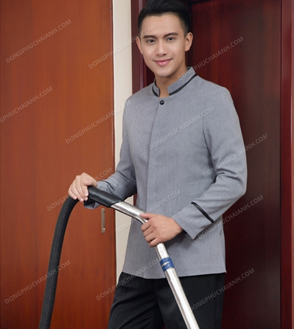 Đồng Phục Nhân Viên Tạp Vụ Nhà Hàng 09