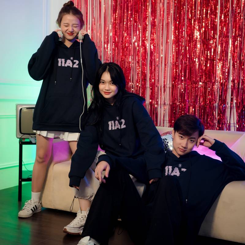 Mẫu Áo Lớp Hoodie Yolo Màu Xanh Đen 11A2 - Ảnh 3