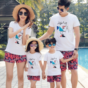 Mẫu áo gia đình 4 người đặc biệt, đẹp và ấn tượng