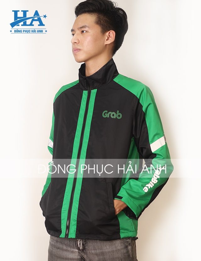 Áo khoác đồng phục Grabbike - Ảnh 2