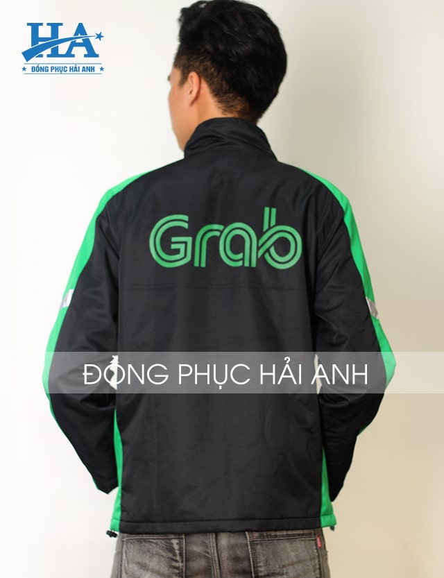 Áo khoác đồng phục Grabbike - Ảnh 3