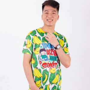 Áo Lớp 3D Hoa Quả Màu Xanh Đẹp A3
