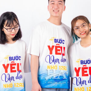 Áo Lớp 3D Một Bước Yêu Vạn Dặm Nhớ 12A2
