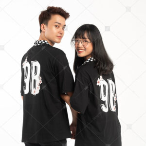 Mẫu Áo Lớp Caro Màu Đen 9B