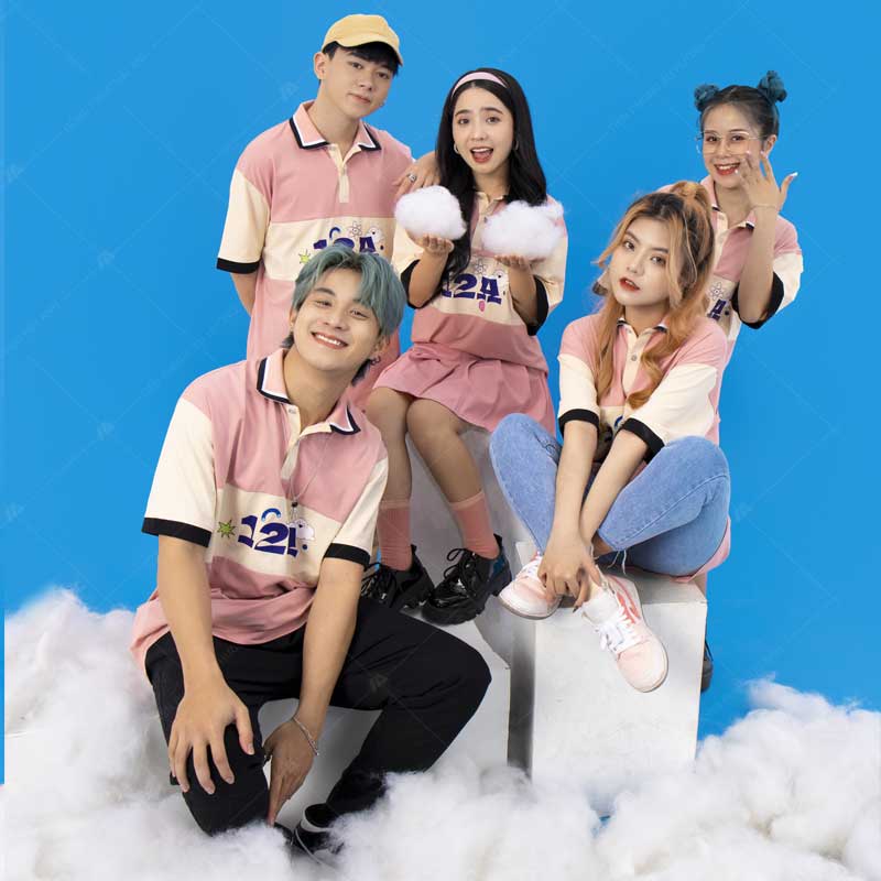 Mẫu áo lớp GenE Adorable Màu Hồng Hảo Con ngoan trò giỏi - Ảnh 5