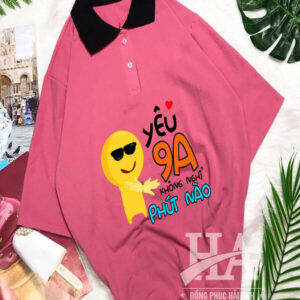 Áo Lớp Màu Hồng Có Cổ Pastel