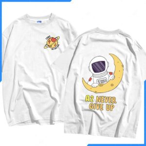 Mẫu Áo Lớp Oversize Màu Trắng 12A2