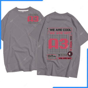 Mẫu Áo Lớp Oversize Màu Xám A3
