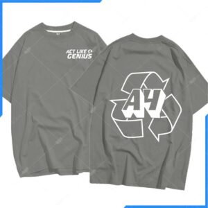 Mẫu Áo Lớp Oversize Màu Xám A4