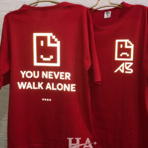 Áo Lớp Phản Quang Cổ Tròn You never walk alone