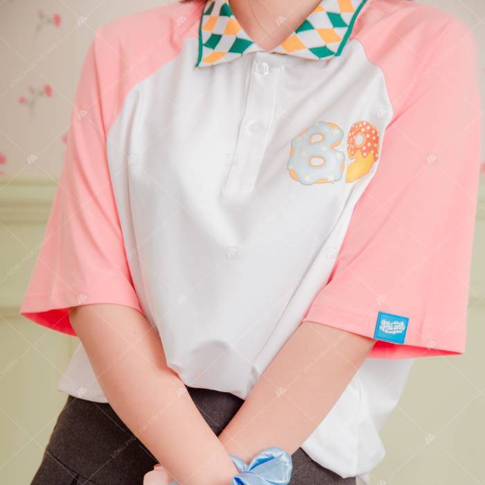 Mẫu áo lớp Retro cổ Trami Family Friend Food, Fun - Ảnh 3