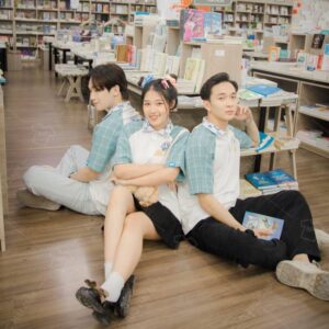 Mẫu đồng phục áo lớp Young+ SODA A3 polo tay lỡ Học có hội chơi có đội A3