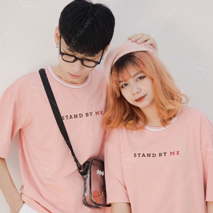 Mẫu Áo Simple Lớp 10a4 Stand By Me với sắc hồng thời thượng - Ảnh 4