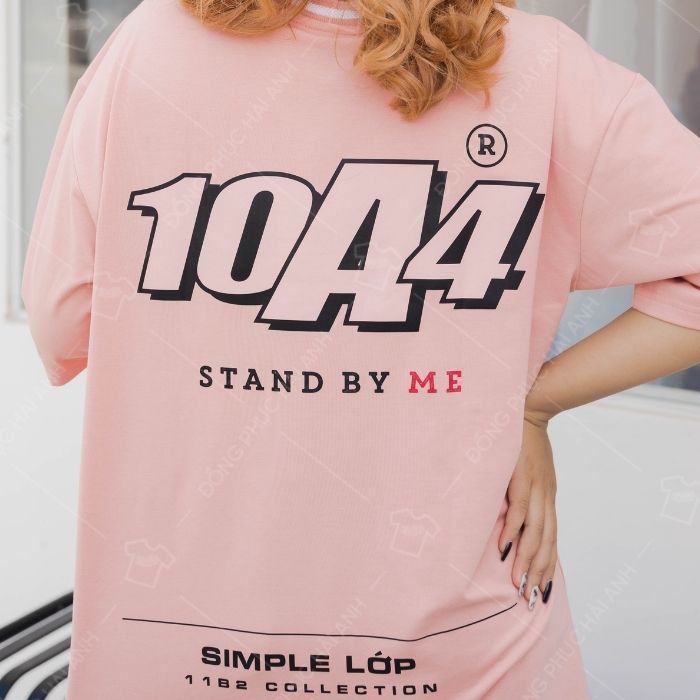 Mẫu Áo Simple Lớp 10a4 Stand By Me với sắc hồng thời thượng - Ảnh 5