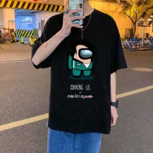 Mẫu áo thun Among Us kiểu dáng oversize trẻ trung