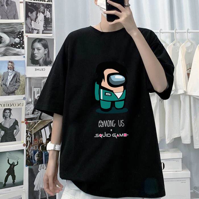 Mẫu áo thun Among Us kiểu dáng oversize trẻ trung - Ảnh 3