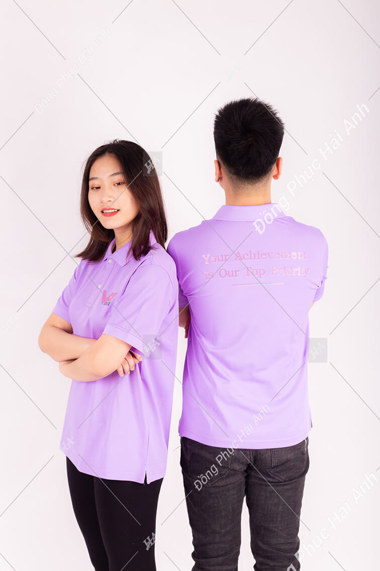 Áo thun đồng phục công ty Trung Tâm Tiếng Anh English Center - Ảnh 3