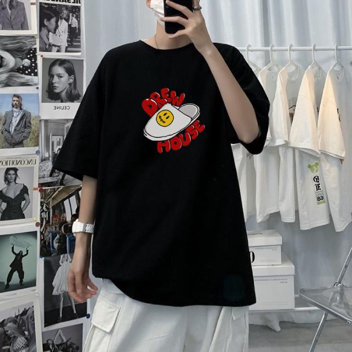 Mẫu áo thun Drew House kiểu dáng oversize dành cho cả nam và nữ - Ảnh 4