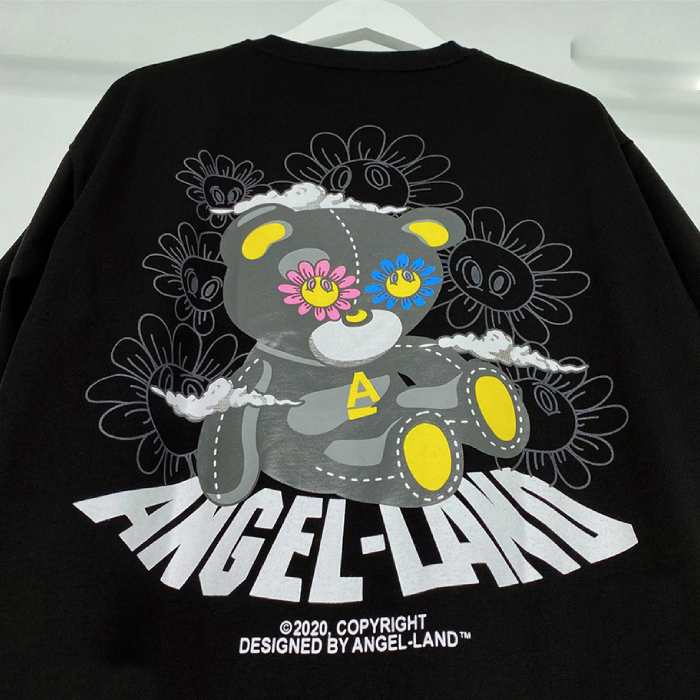 Áo thun gấu bông Angel Land thiết kế tinh tế, hình in nổi bật - Ảnh 4