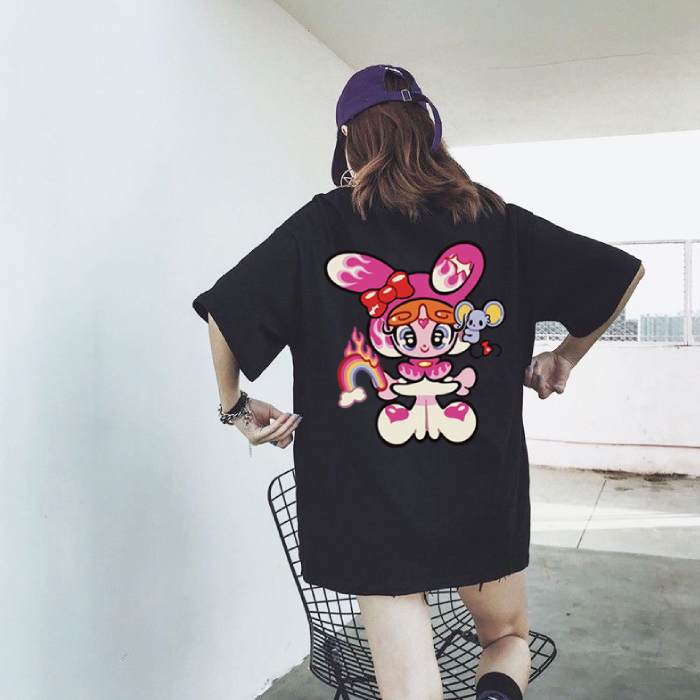 Mẫu áo thun hình in Pinkii nổi bật với màu sắc rực rỡ - Ảnh 2