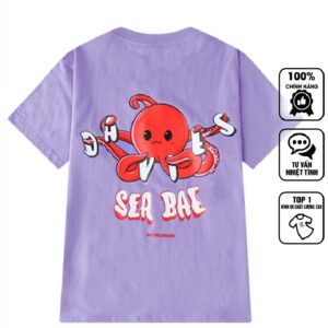 Mẫu áo thun hình mực cực đẹp, style cực chất