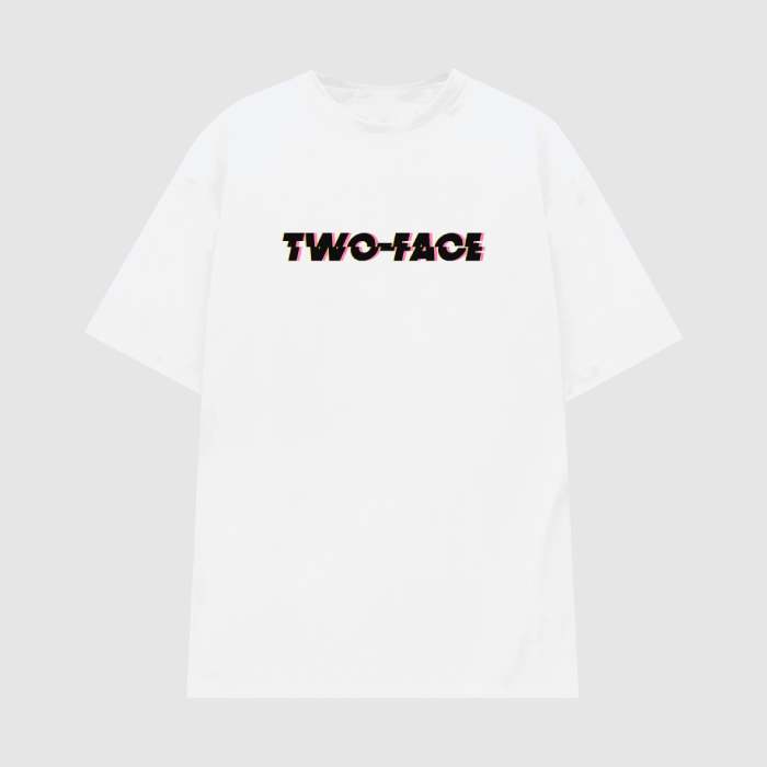 Áo thun in chữ Two Face thiết kế form rộng phù hợp cho cả nam và nữ - Ảnh 6