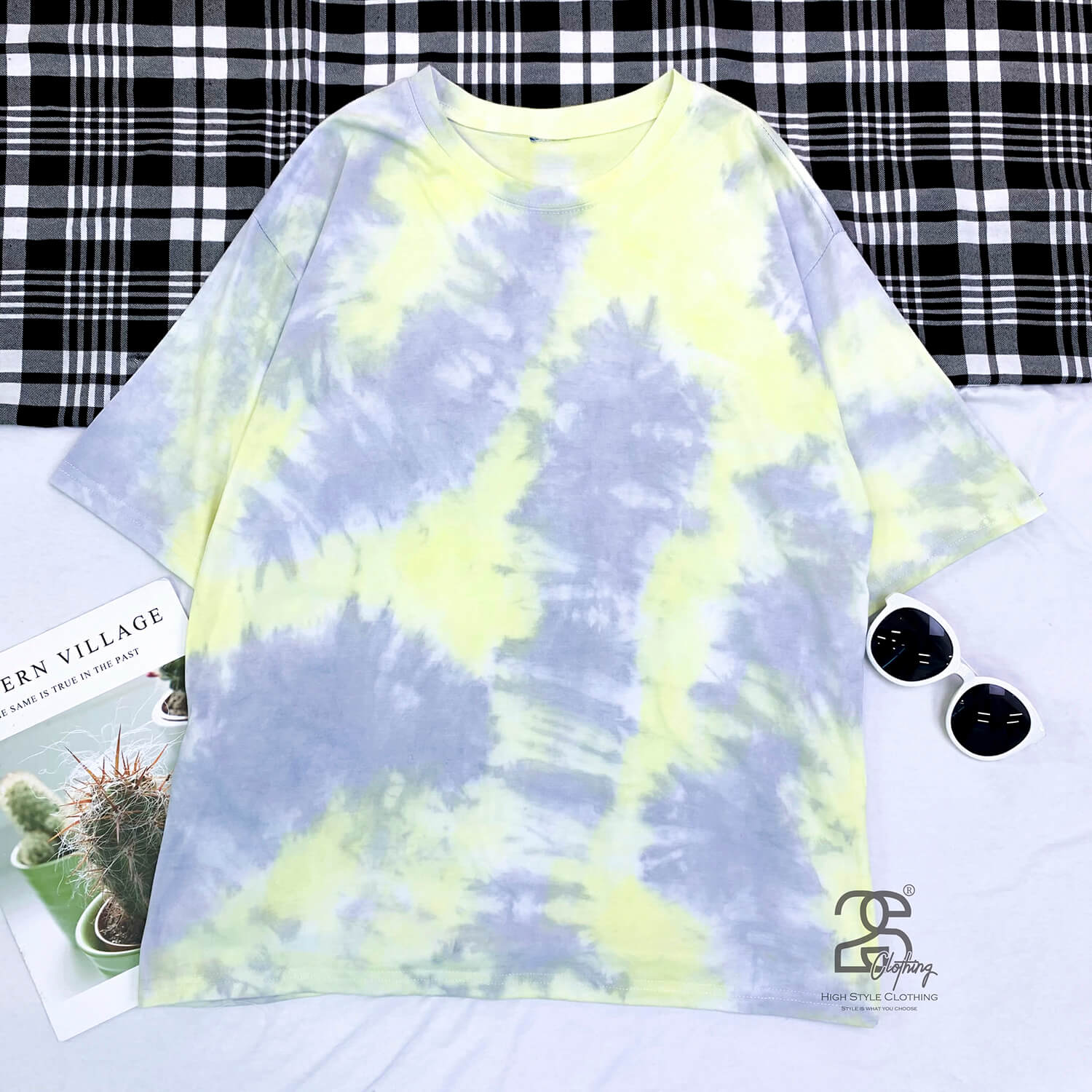 Áo Thun Tie Dye Vàng Giá Sỉ 49K - ngưng sản xuất