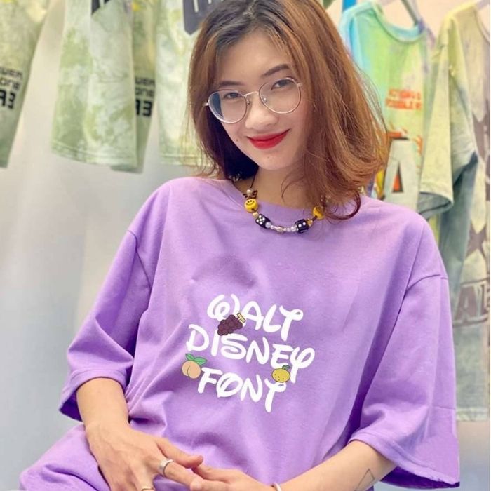 Áo thun walt disney font thiết kế đẹp, style cá tính, màu sắc thời thượng - Ảnh 4