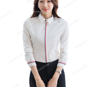 Đồng phục áo sơ mi nữ công sở 12