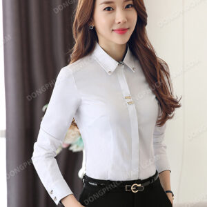Đồng phục áo sơ mi nữ công sở 16