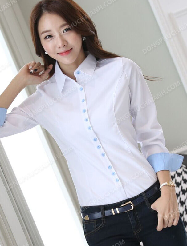 Đồng phục áo sơ mi nữ công sở 30