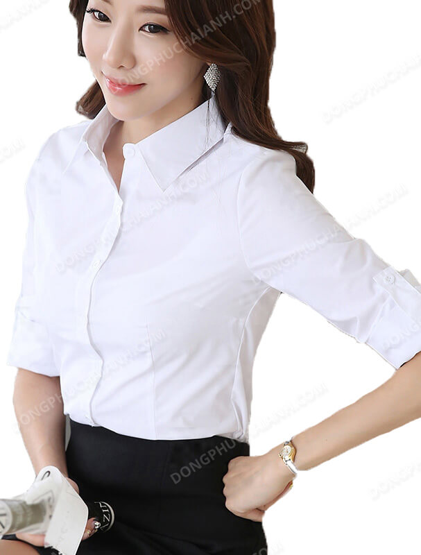 Đồng phục áo sơ mi nữ công sở 30 - Ảnh 3