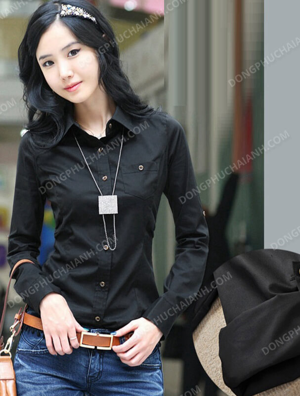 Đồng phục áo sơ mi nữ công sở 31 - Ảnh 3