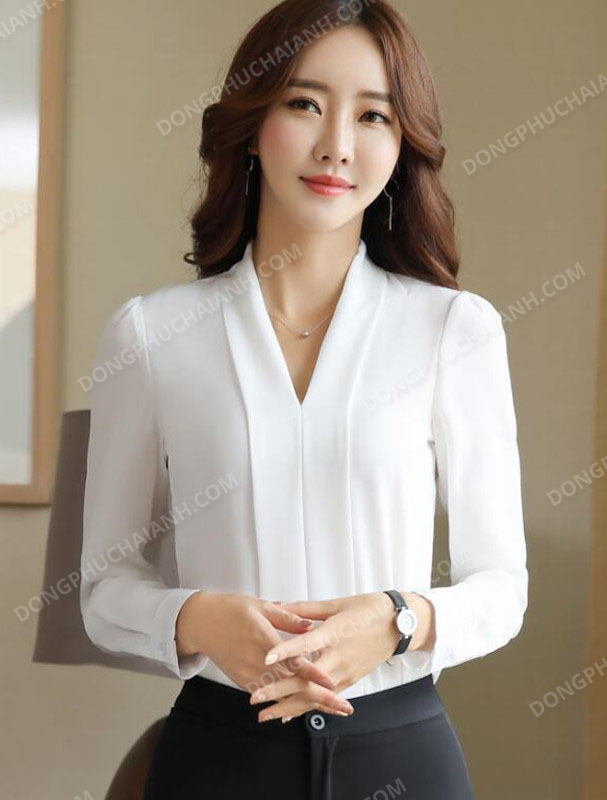 Đồng phục áo sơ mi nữ công sở 51