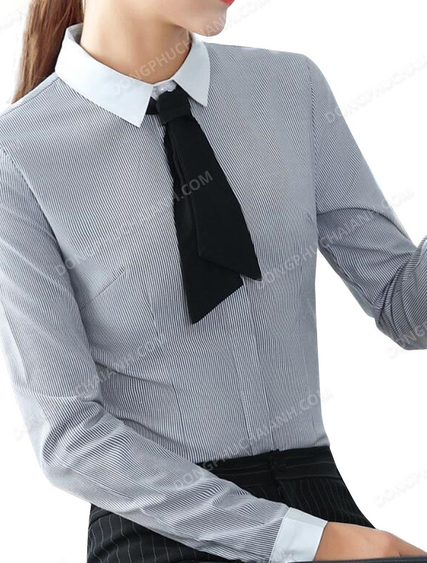 Đồng phục áo sơ mi nữ công sở 56