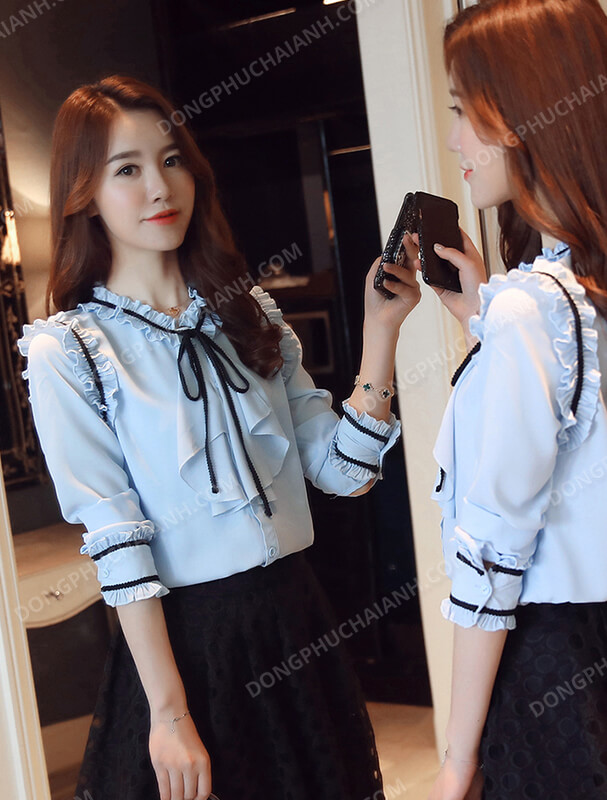 Đồng phục áo sơ mi nữ công sở 70 - Ảnh 3