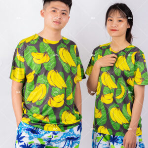 Áo đi biển in hoa quả