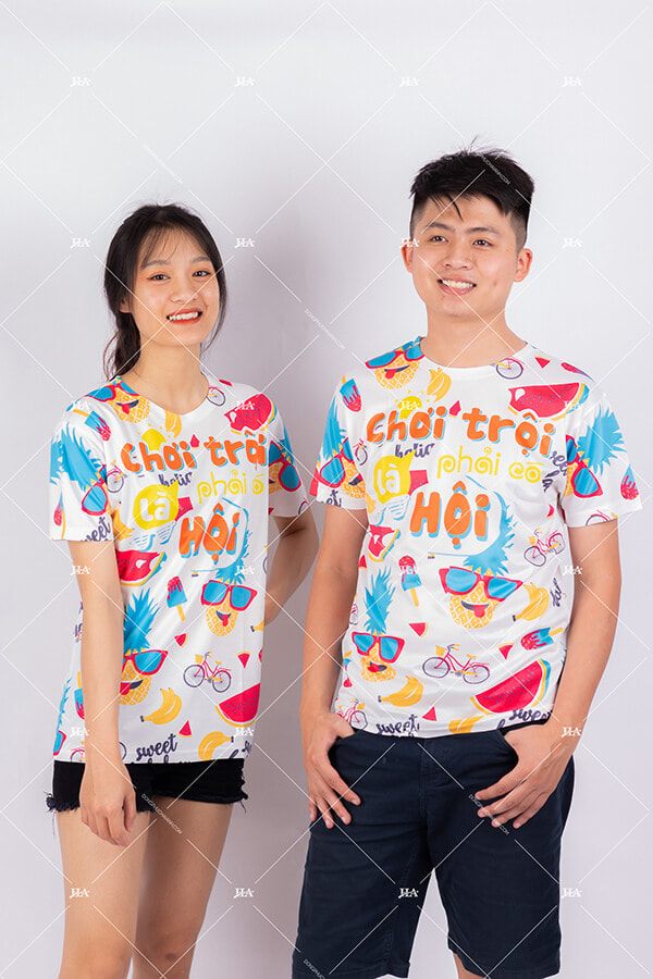Áo du lịch in slogan độc đáo
