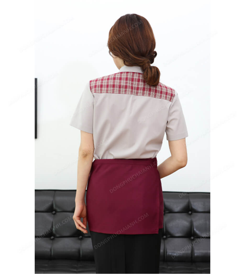 Đồng phục nhân viên áo phông - tạp dề 07 - Ảnh 4