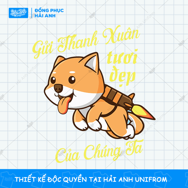 Mẫu Hình In Động Vật Gửi Thanh Xuân Tươi Đẹp Của Chúng Ta