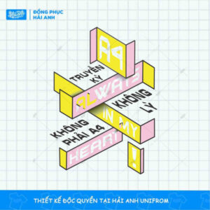 Mẫu Hình In Typographic A4 Always In My Heart
