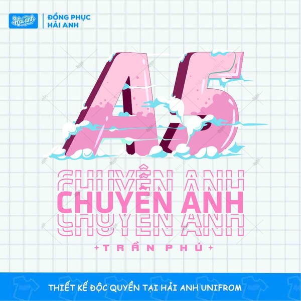 Mẫu Hình In Typographic A5 Chuyên Anh