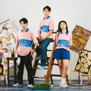 Mẫu Áo Lớp Dusty Màu Lòng Tôm