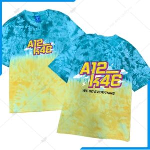 Mẫu Áo Lớp Patchy Ombre Xanh Vàng Mới Nhất