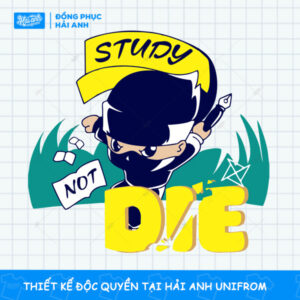 Mẫu Hình In Đáng Yêu Hình Người Dễ Thương Study Not Die