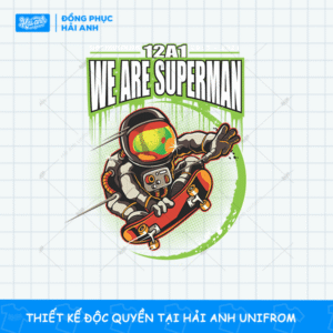 Mẫu Hình In Streetwear Graphic 12A1 We Are Superman