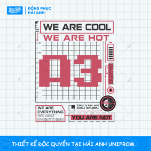 Mẫu Hình In Streetwear Graphic A3 We Are Cool We Are Hot