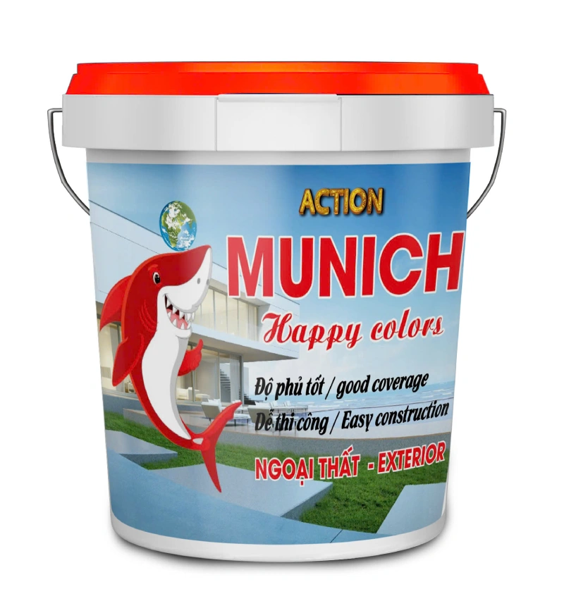 Munich Action – Sơn siêu mịn cao cấp cho nội và ngoại thất - Ảnh 2