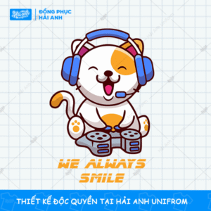 Mẫu Hình In Động Vật We Alway Smile